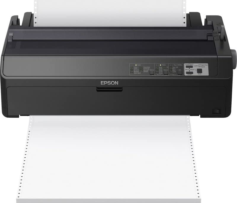 Epson LQ 2090IIN - Printer - B/W - dot-matrix - Roll (21.6 cm), 406.4 mm (width), 420 x 364 mm - 360 x 180 dpi - 24 pin - up to 584 char/sec - parallel, USB 2.0, LAN