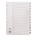 Best Value Concord Classic Index Mylar-reinforced Punched 4 Holes 1-12 A4 White Ref 01201/CS12