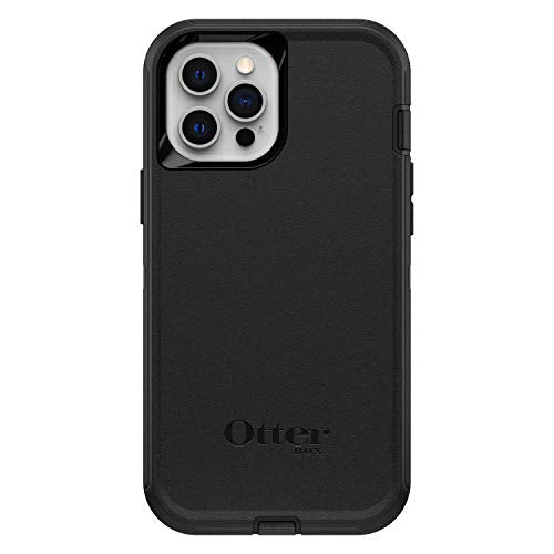OtterBox Defender Series - ProPack Packaging - back cover for mobile phone - rugged - polycarbonate, synthetic rubber - black - for Apple iPhone 12 Pro Max