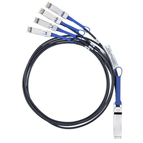 Cisco Direct-Attach Breakout Cable - Network cable - QSFP (M) to SFP+ (M) - 3 m - SFF-8431/SFF-8436/SFF-8461 - active - orange - for Nexus 2348, 31XX, 93XX, 93XXX, X97160, X9736, ONE Nexus 32XX, 92XX, 93XXX, UCS C4200