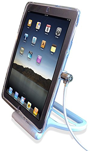 Compulocks iPad 9.7" Rotating Security Plastic Case Combination Cable Lock White - Security kit for tablet - white - for Apple iPad Air, iPad Air 2