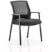 Metro Visitor Chair Black Fabric Black Mesh Back BR000090