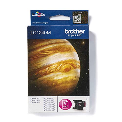 Brother LC1240MBP - Magenta - original - blister - ink cartridge - for Brother DCP-J525, J725, J925, MFC-J430, J5910, J625, J6510, J6710, J6910, J825