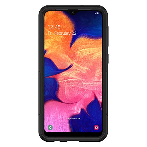 OtterBox Commuter Lite - Back cover for mobile phone - polycarbonate, synthetic rubber - black - for Samsung Galaxy A10