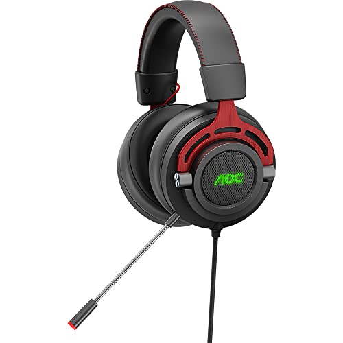 AOC Gaiming GH300 - Headset - 7.1 channel - on-ear - wired - USB