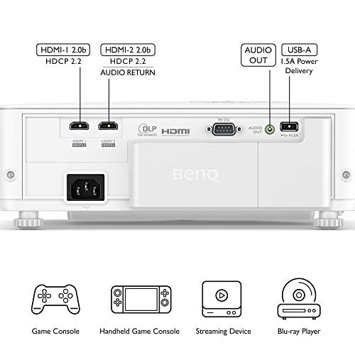 BenQ TK700STi - DLP projector - 3D - 3000 ANSI lumens - 3840 x 2160 - 16:9 - 4K - short-throw fixed lens