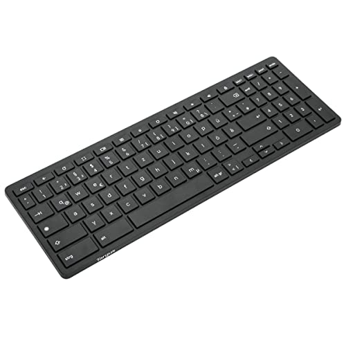 Targus AKB872 - Keyboard - works with chromebook - antimicrobial - wireless - Bluetooth 5.2 - QWERTZ - German - key switch: Scissor-Key - black