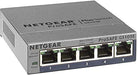ProSAFE 5-Port Gigabit Unmanaged Plus Switch (With VLANs, QoS & IGMP Snooping)