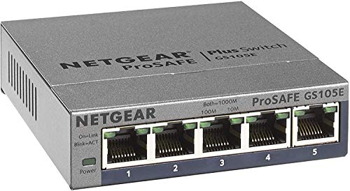 ProSAFE 5-Port Gigabit Unmanaged Plus Switch (With VLANs, QoS & IGMP Snooping)