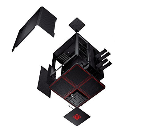 OMEN X by HP 900-099nn Case - Tower - micro ATX - jet black, galvanized steel, black with smooth finish - for OMEN X by HP 900-099nn