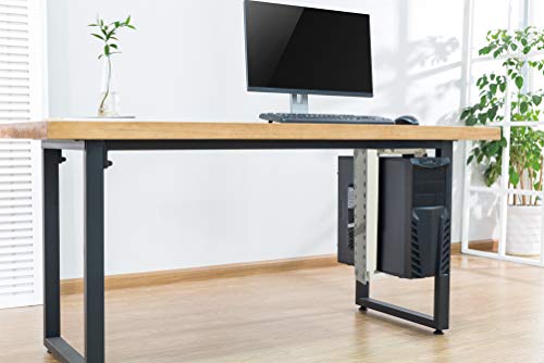 NewStar Under Desk & On-Wall PC Mount (Suitable PC Dimensions -  Height: 30-53 cm / Width: 8-22 cm) - White - System unit holder - under-desk mountable - white