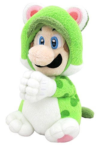 Nintendo Super Mario - Cat Luigi with magnetic hands Plush 19cm