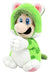 Nintendo Super Mario - Cat Luigi with magnetic hands Plush 19cm