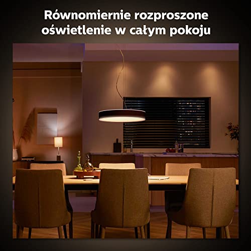Philips Hue White ambiance Enrave - Pendant lamp - LED - 33.5 W - warm to cool white light - 2200-6500 K - black
