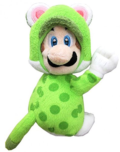 Nintendo Super Mario - Cat Luigi with magnetic hands Plush 19cm