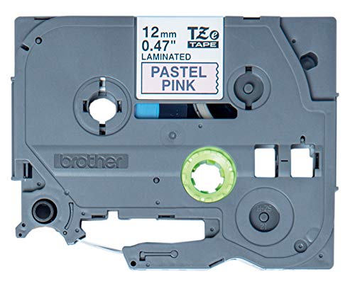 Brother TZe-MQE31 - Black on pastel pink - Roll (1.2 cm x 8 m) 1 roll(s) laminated tape - for Brother PT-D210, D600, H110, P750, P950, P-Touch Cube PT-P300, P-Touch Cube Pro PT-P910