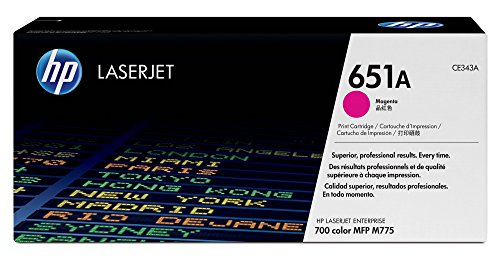 Best Value HP CE343A 651A Original LaserJet Toner Cartridge, Magenta, Pack of 1