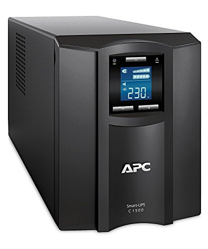 APC Smart-UPS C 1500VA LCD - UPS - AC 230 V - 900 Watt - 1500 VA - USB - output connectors: 8 - black - with APC SmartConnect