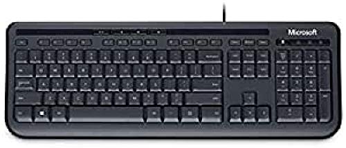 Microsoft Wired Desktop 600 for Business - Keyboard and mouse set - USB - English - black