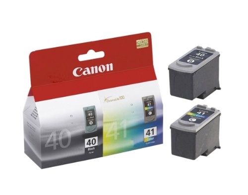 Canon PG-40 CL41 - 0615B051 - 1 x Black,1 x Cyan,1 x Magenta,1 x Yellow - Multipack - Ink tank - For FAX JX210, PIXMA iP1800,iP1900,iP2600,MP140,MP190,MP210,MP220,MP470,MX300,MX310