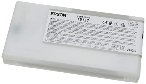 Epson T9137 - 200 ml - light black - original - ink cartridge - for SureColor P5000, SC-P5000, SC-P5000 STD Spectro, SC-P5000 Violet, SC-P5000 Violet Spectro