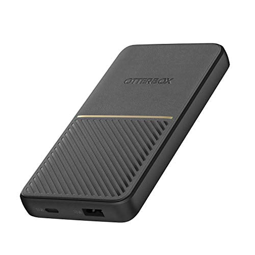 OtterBox Standard - Power bank - 10000 mAh - 18 Watt - 3 A - Apple Fast Charge, Huawei Fast Charge, PE 2.0+, PD 3.0, QC 3.0, AFC, SFCP - 2 output connectors (USB, USB-C) - on cable: USB, USB-C