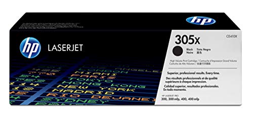 Best Value HP CE410X 305X High Yield Original LaserJet Toner Cartridge, Black, Pack of 1