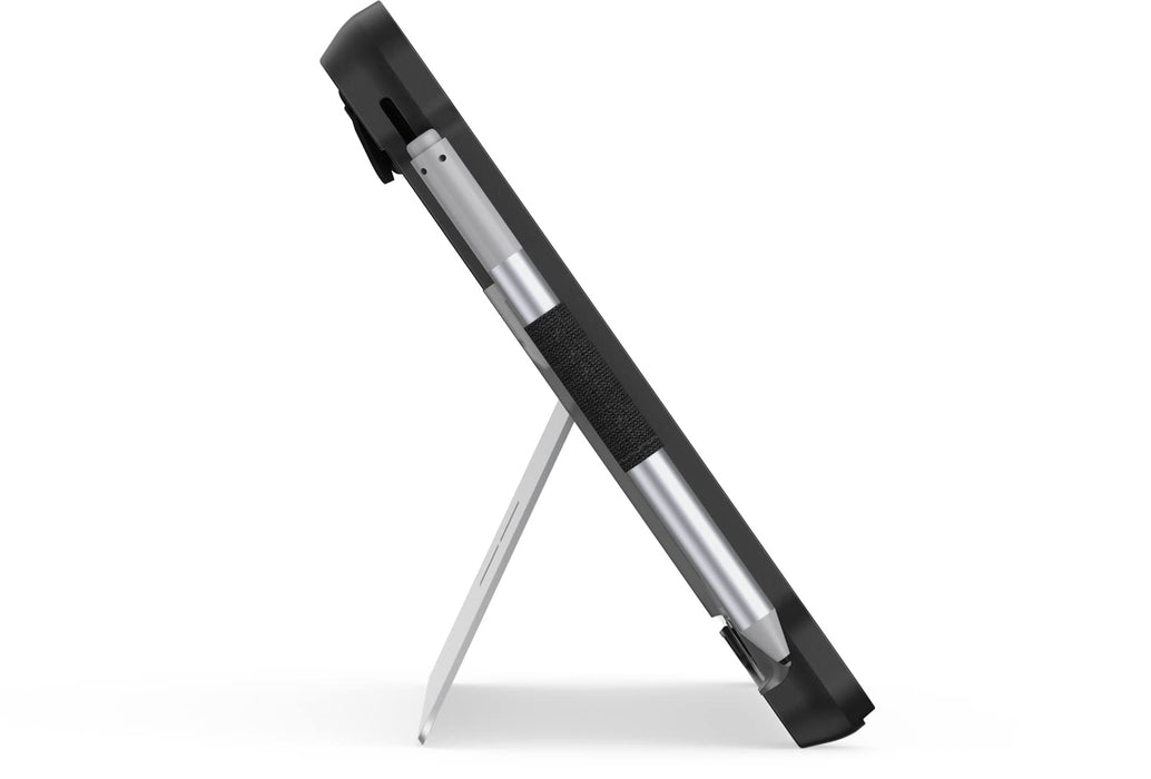 OtterBox Symmetry Series Studio - Back cover for tablet - black crystal (clear/black)