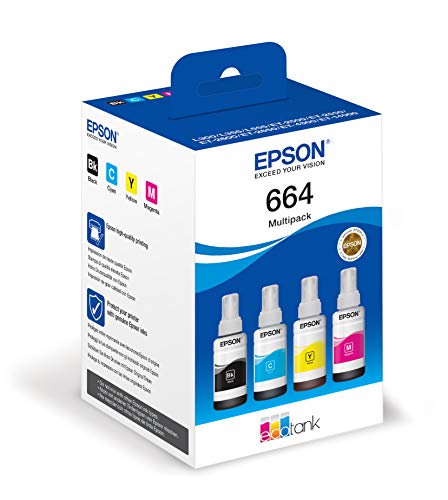 EPSON 664 ECOTANK 4 COLOUR PACK INK CART