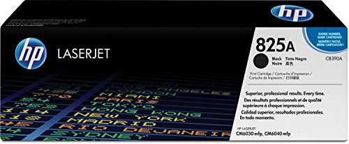 HP 825A - CB390A - 1 x Black - Toner cartridge - For Color LaserJet CM6030 MFP, CM6030f MFP, CM6040 MFP, CM6040f MFP