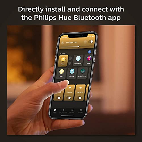 Philips Hue White - LED light bulb - shape: A67 - B22 - 15.5 W (equivalent 100 W) - class F - warm white light - 2700 K