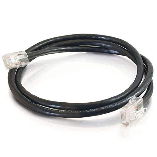 C2G Cat5e Non-Booted Unshielded (UTP) Network Crossover Patch Cable - Crossover cable - RJ-45 (M) to RJ-45 (M) - 2 m - UTP - CAT 5e - stranded, uniboot - black