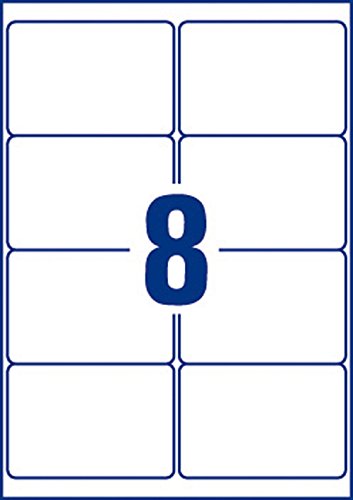 Best Value Avery Self Adhesive Clear Parcel Shipping Labels, Laser Printers, 8 Labels Per A4 Sheet, 200 labels, QuickPEEL (L7565)