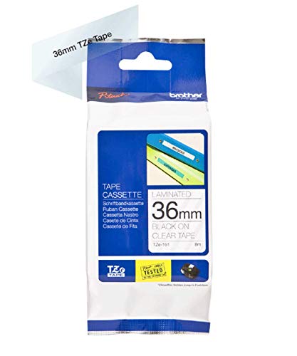 Brother TZe-161 - Black on clear - Roll (3.56 cm x 8 m) 1 roll(s) laminated tape - for P-Touch PT-3600, 530, 550, 9200, 9400, 9500, 9600, 9700, 9800, D800, P900, P950