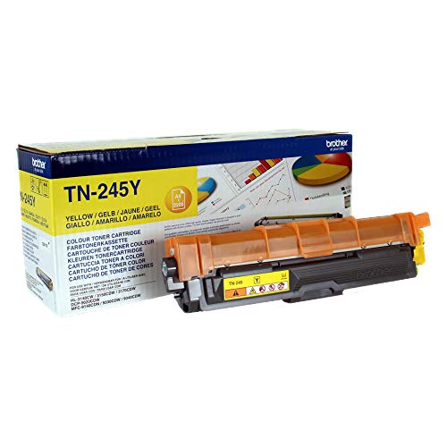 Best Value Brother TN-245Y Toner Cartridge, High Yield, Yellow, Brother Genuine Supplies