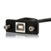 StarTech 1 ft Panel Mount USB B to B Cable