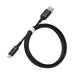 OtterBox Standard - USB cable - USB-C (M) to USB (M) - USB 2.0 - 3 A - 1 m - black