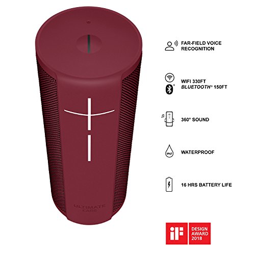 Ultimate Ears MEGABLAST - Speaker - for portable use - wireless - Bluetooth, Wi-Fi - red
