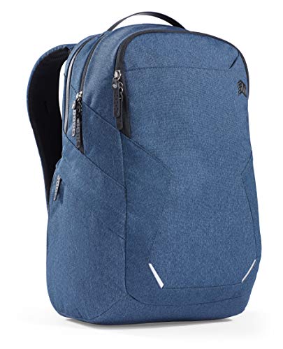 STM Myth 15 Inch Notebook Backpack Case Slate Blue Slingtech Cable Ready Luggage Pass Through with Comfort Carry Scratch Resistant Water Resistant