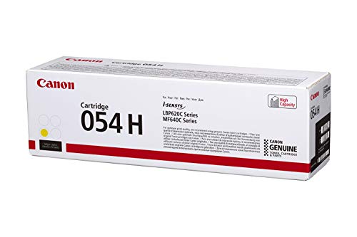 Canon 054 H - High capacity - yellow - original - toner cartridge - for ImageCLASS LBP622Cdw, MF641CW, MF642Cdw, MF644Cdw