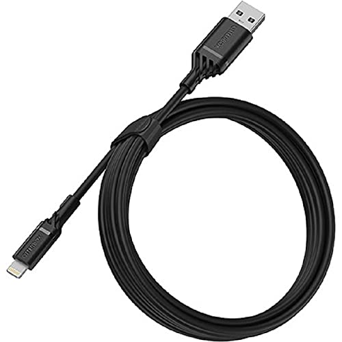 OtterBox Standard - Lightning cable - Lightning male to USB male - 2 m - black - for Apple iPad/iPhone/iPod (Lightning)