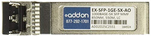 AddOn Juniper EX-SFP-1GE-SX Compatible SFP Transceiver - SFP (mini-GBIC) transceiver module - GigE - 1000Base-SX - 850 nm