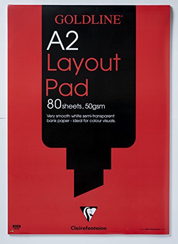 Best Value Clairefontaine Goldline Layout Pad, A2, 50 gsm, 80 Sheets