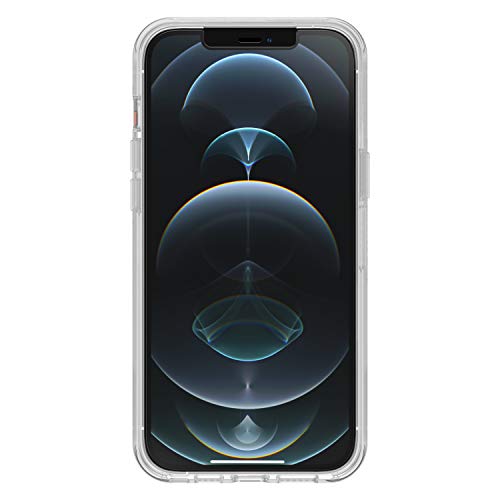 OtterBox Symmetry Series Clear - Back cover for mobile phone - clear - with Alpha Glass screen protector - for Apple iPhone 12 Pro Max