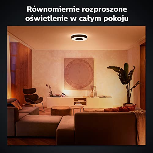 Philips Hue White and Color Ambiance Infuse M - Ceiling lamp - LED - 33.5 W - class G - 2000-6500 K - black
