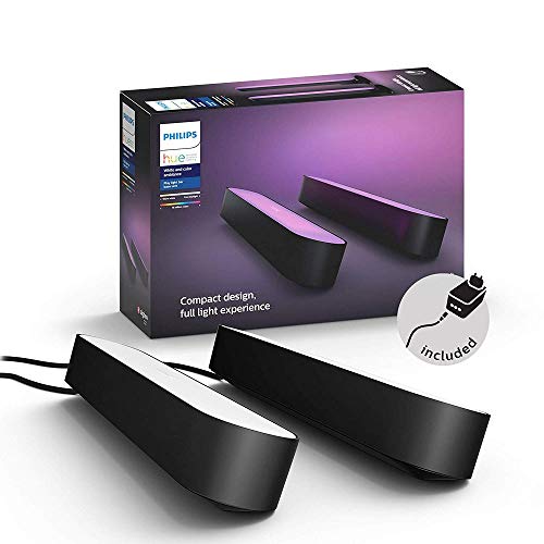 Philips Hue White and Color Ambiance Play - Light bar - LED - 16 million colours - black (pack of 2)