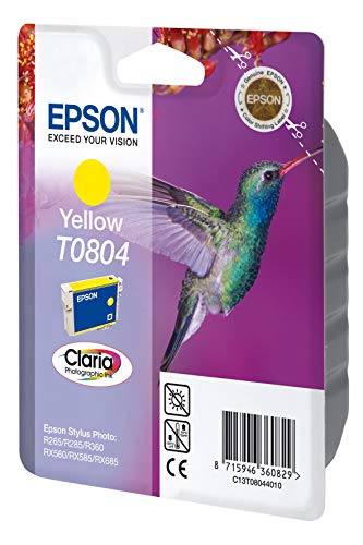 Epson T0804 - Yellow - original - blister - ink cartridge - for Stylus Photo P50, PX650, PX660, PX700, PX710, PX720, PX730, PX800, PX810, PX820, PX830