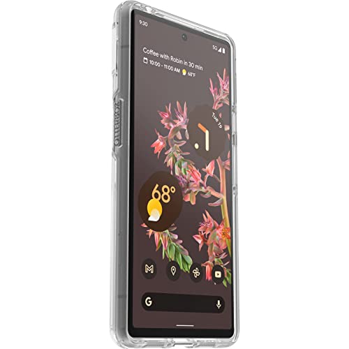 OtterBox Symmetry Series - Back cover for mobile phone - MagSafe compatibility - polycarbonate, synthetic rubber - clear - for Google Pixel 6