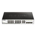 16 10/100/1000 Base-T port with 4 x 1000Base-T /SFP ports