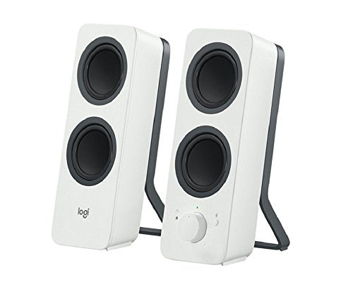 Logitech Z207 - Speakers - for PC - 2.0-channel - wireless - Bluetooth - 5 Watt (Total) - white